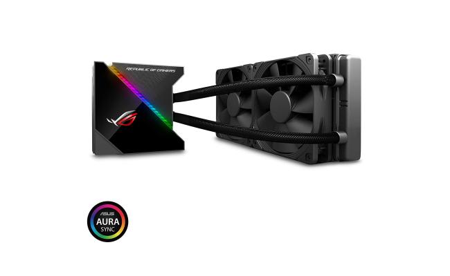 ASUS ROG Ryujin 240 all-in-one liquid CPU cooler with LiveDash color OLED